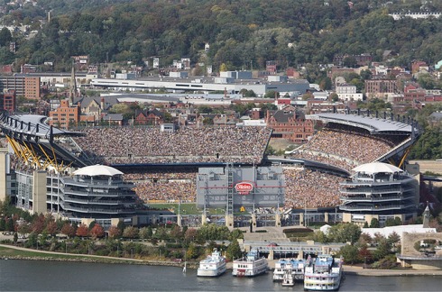 Aerial of Heinz Field