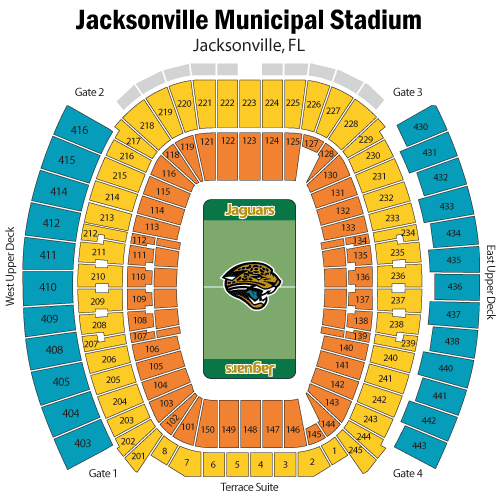 Jaguars Seating Chart 3d