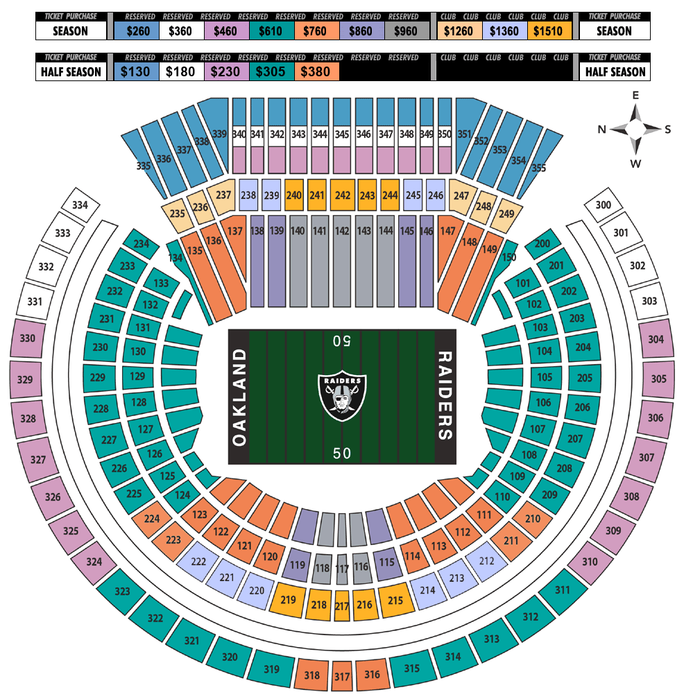 Richmond Raiders Seating Chart