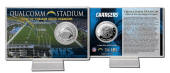 Qualcomm Stadium Silver Coin Card
