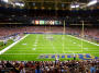 View from the endzone at the Edward Jones Dome.
