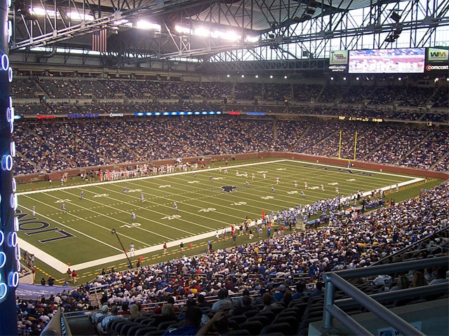 Ford Field, Detroit Lions football stadium - Stadiums of Pro Football