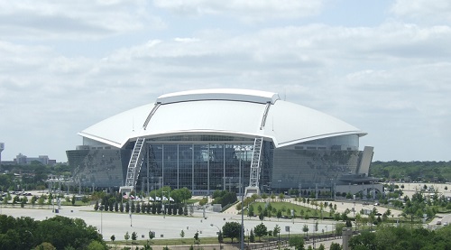 Exterior of AT&T Cowboys Stadium