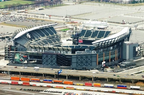 Aerial of Lincoln Financial Field