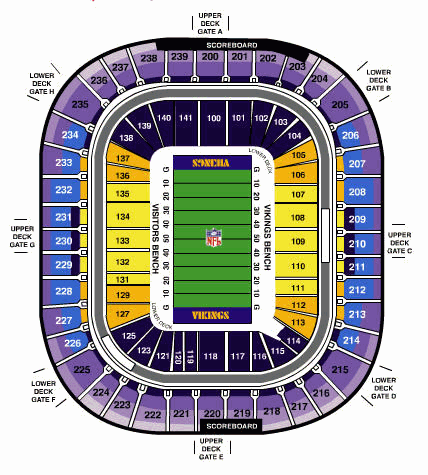 Vikings New Stadium Seating Chart