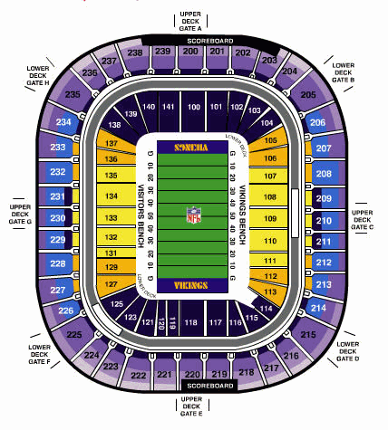 metrodome seating chart carriage