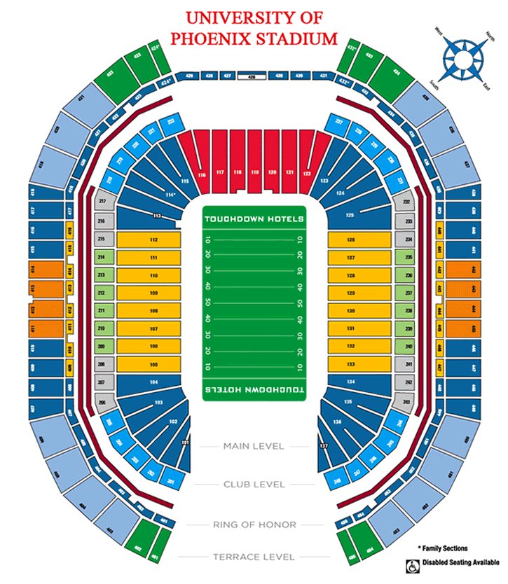 University Of Phoenix Seating Chart