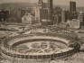 Construction of Riverfront Stadium.