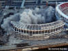 Demolition of Riverfront Stadium.