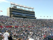 View of the grandstand at Foxboro Stadium.