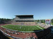 View of the playing field.