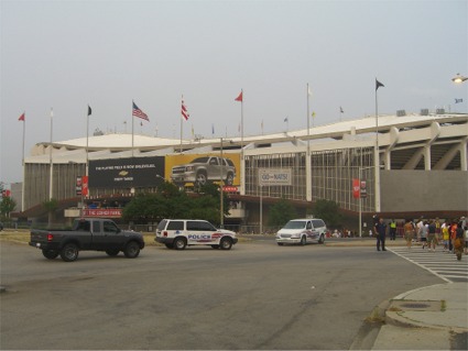 The Washington Redskins played their first game at D.C. Stadium on October 1 