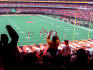 Football at Riverfront Stadium.