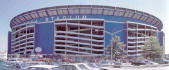 Outside Shea Stadium.