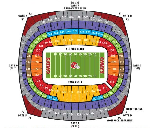 Kansas University Football Seating Chart