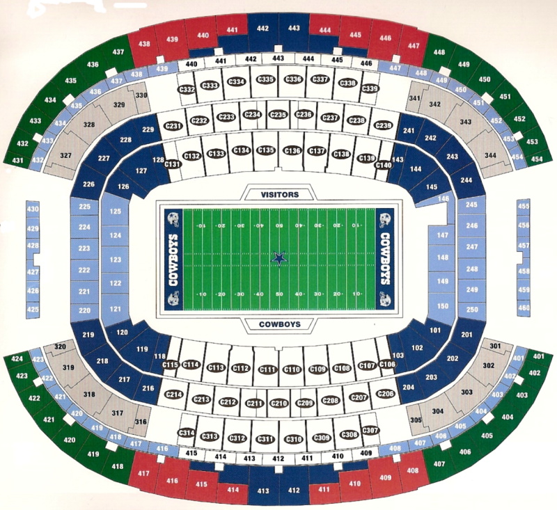 Patriots Seating Chart