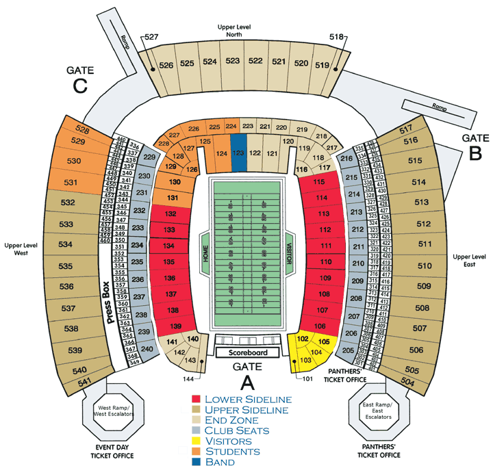 Metropolitan Park Jacksonville Seating Chart