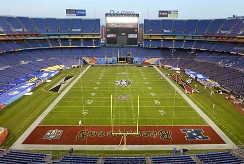 Qualcomm Stadium San Diego Ca Seating Chart