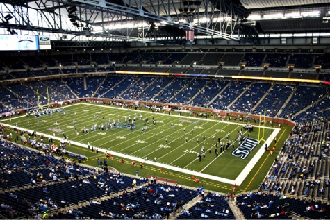 Temperature of ford field #10