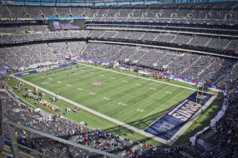 View from the upper deck at MetLife Stadium