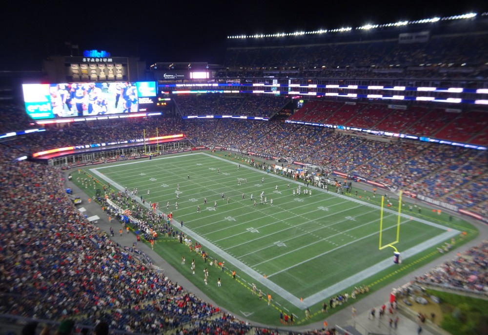 Gillette Stadium, home of the New England Patriots