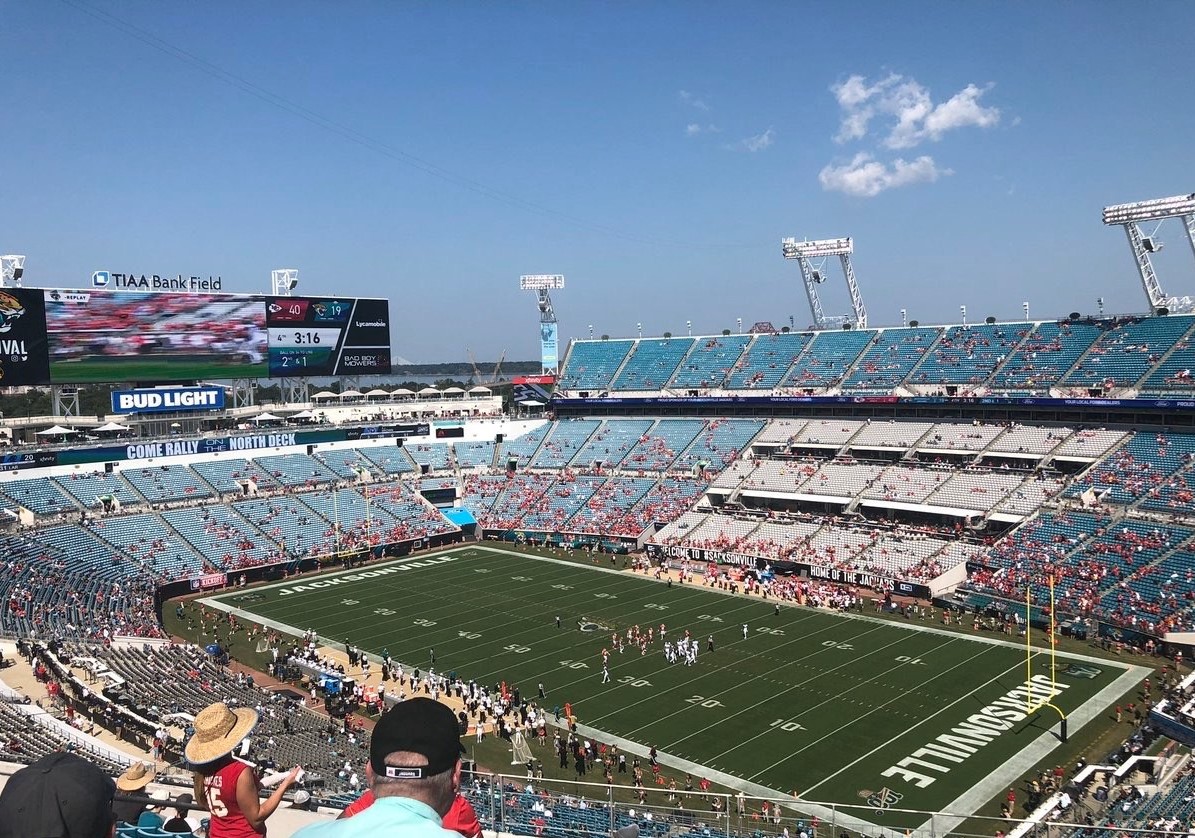 Tiaa Bank Field Seating Chart Georgia Florida