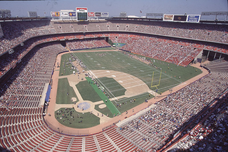 Anaheim Stadium, former home of the Los Angeles Rams