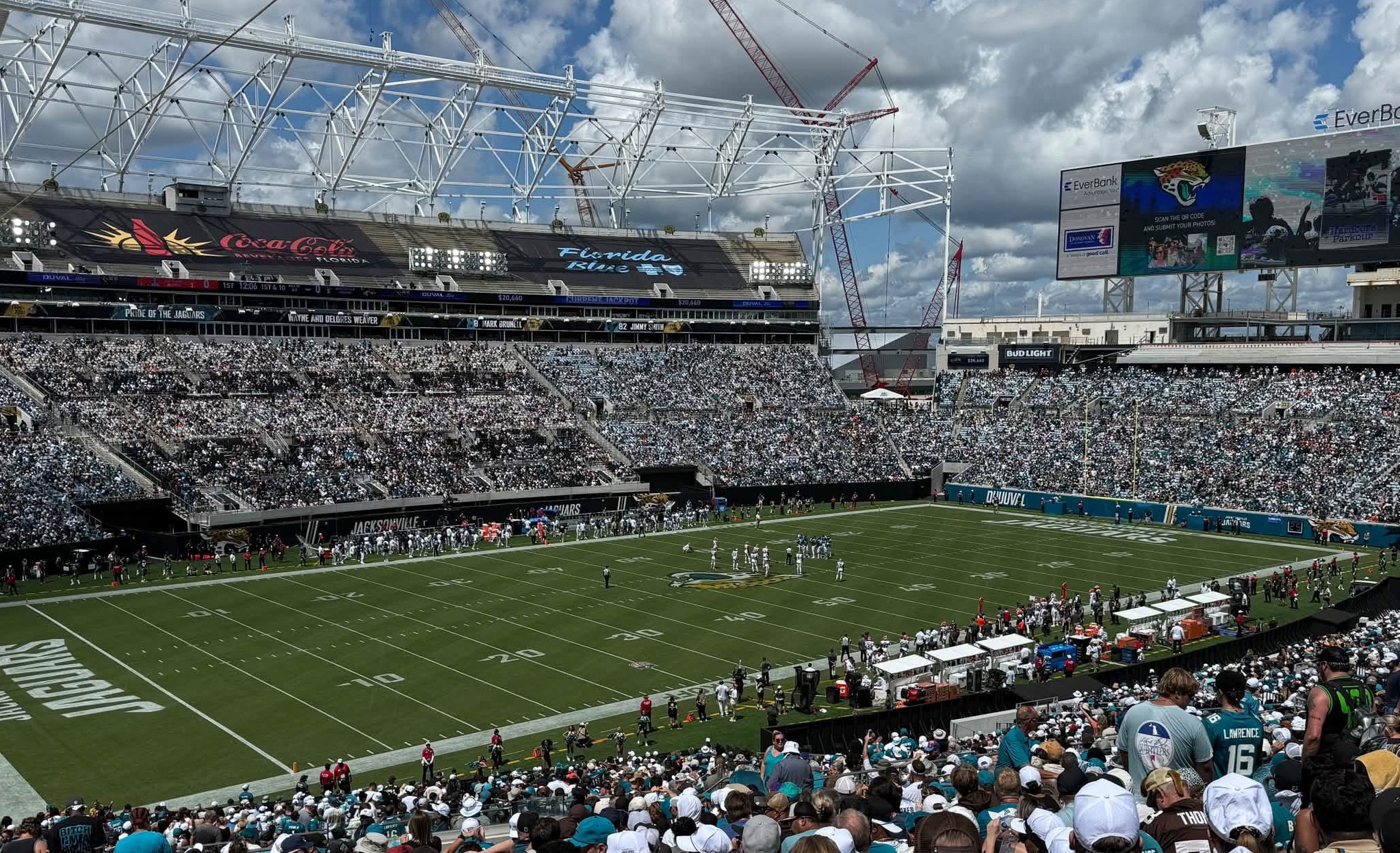 EverBank Field, home of the Jacksonville Jaguars