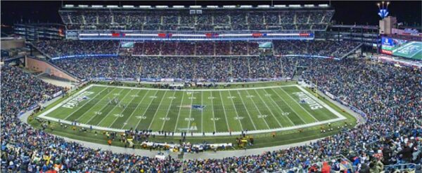 Gillette Stadium, home of the New England Patriots