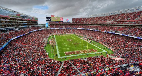 View towards the playing field at Levi's Stadium, home of the San Francisco 49ers - Picture Mark Whitt