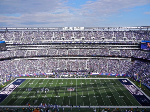 50 Yard Line at MetLife Stadium, home of the New York Giants