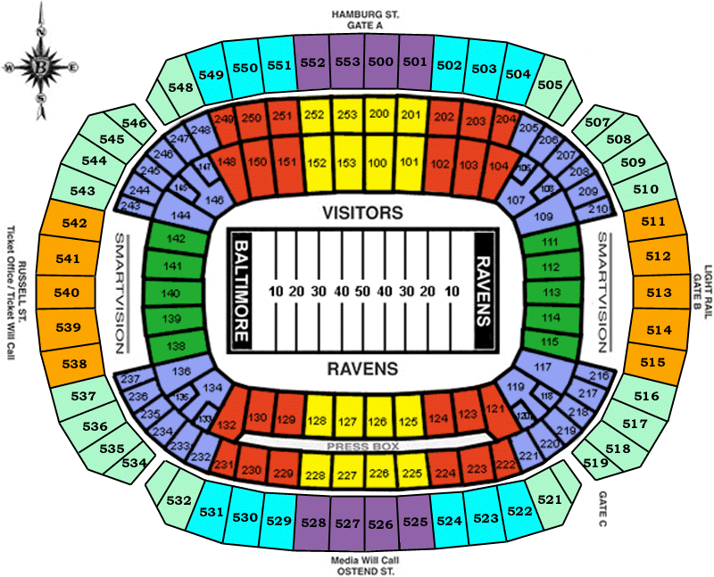 Tiaa Bank Stadium Seating Chart