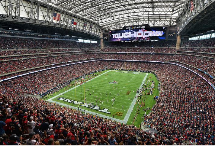 View from the upper deck at NRG Stadium - Picture: Mark Whitt