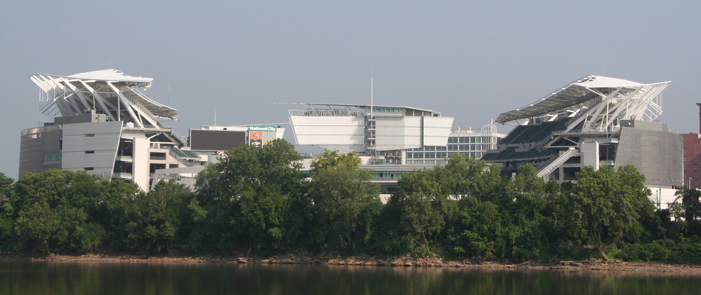 Outside Paul Brown Stadium