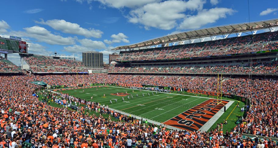 Cincinnati Bengals Football Stadium Seating Chart