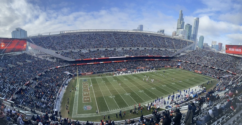 Soldier Field, Chicago Bears football stadium - Stadiums of Pro