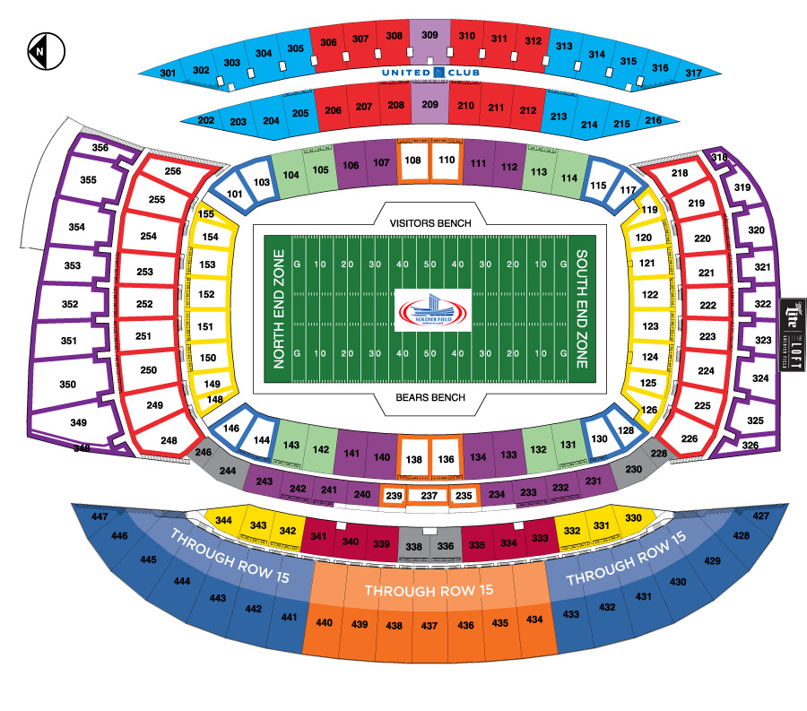 Tiaa Bank Field Seating Chart