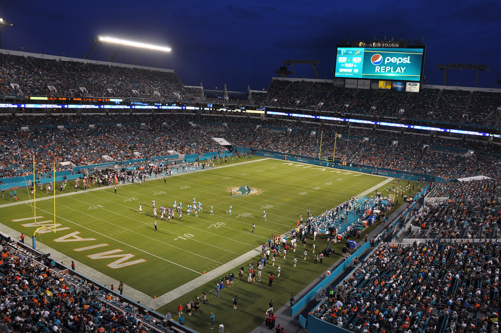 hard rock stadium, miami dolphins football stadium