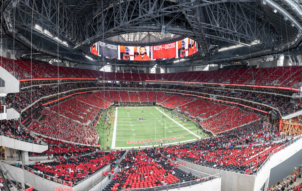 Mercedes Benz Stadium Atlanta Falcons Football Stadium Stadiums Of 