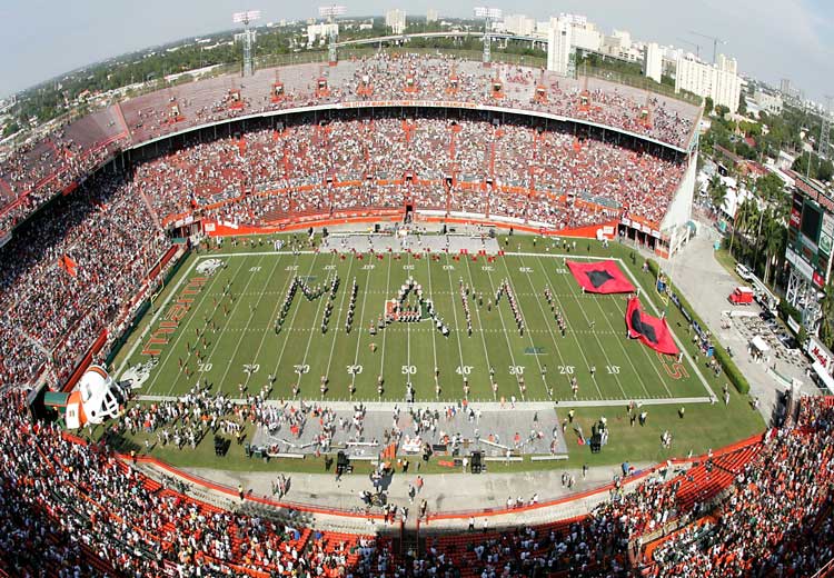 Miami Hurricanes Stadium Seating Chart