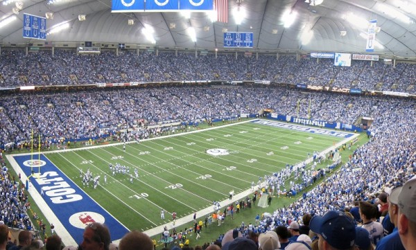 View from the upper deck at the RCA Dome