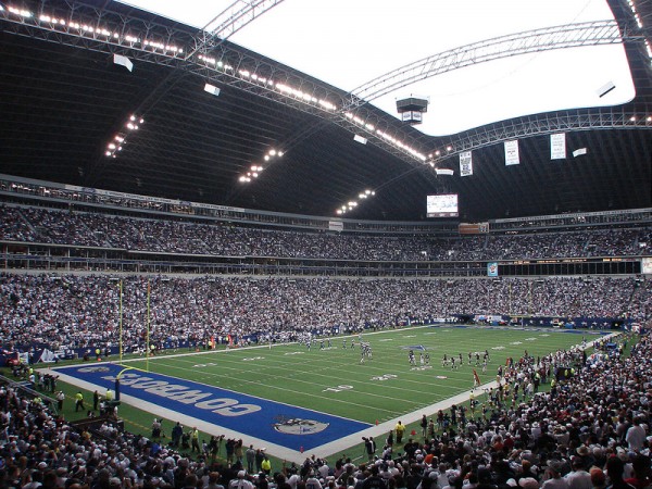 View of Texas Stadium, former home of the Dallas Cowboys
