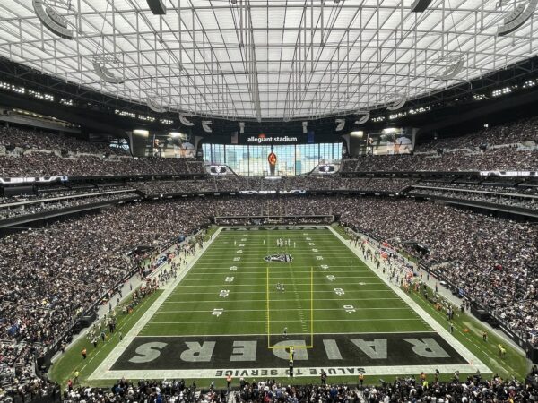 Allegiant Stadium, home of the Las Vegas Raiders