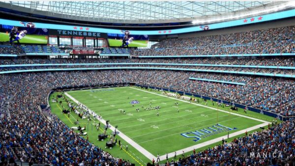 Interior view of the Tennessee Titans new stadium. Photo: Mantra/Titans