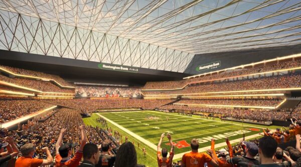 Huntington Bank Field, future home of the Cleveland Browns